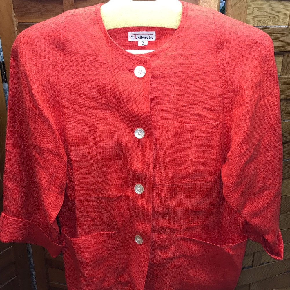 Talbots linen size 6
